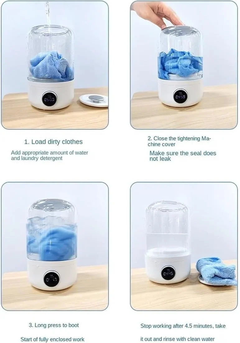 Wireless washing machine portable underwear cleaner 1L