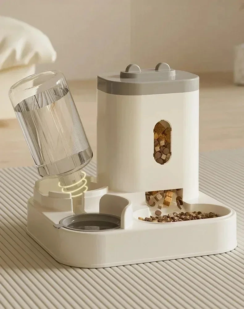 Automatic Pet Feeder And Water Fountain