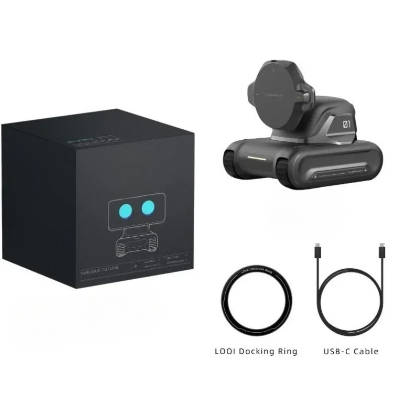 LOOI Smart AI Desktop Robot – ChatGPT Voice Assistant | Memory, Gesture & Face Recognition | Emotional Support Companion