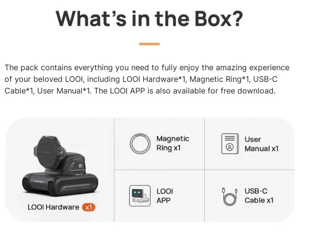 LOOI Smart AI Desktop Robot – ChatGPT Voice Assistant | Memory, Gesture & Face Recognition | Emotional Support Companion