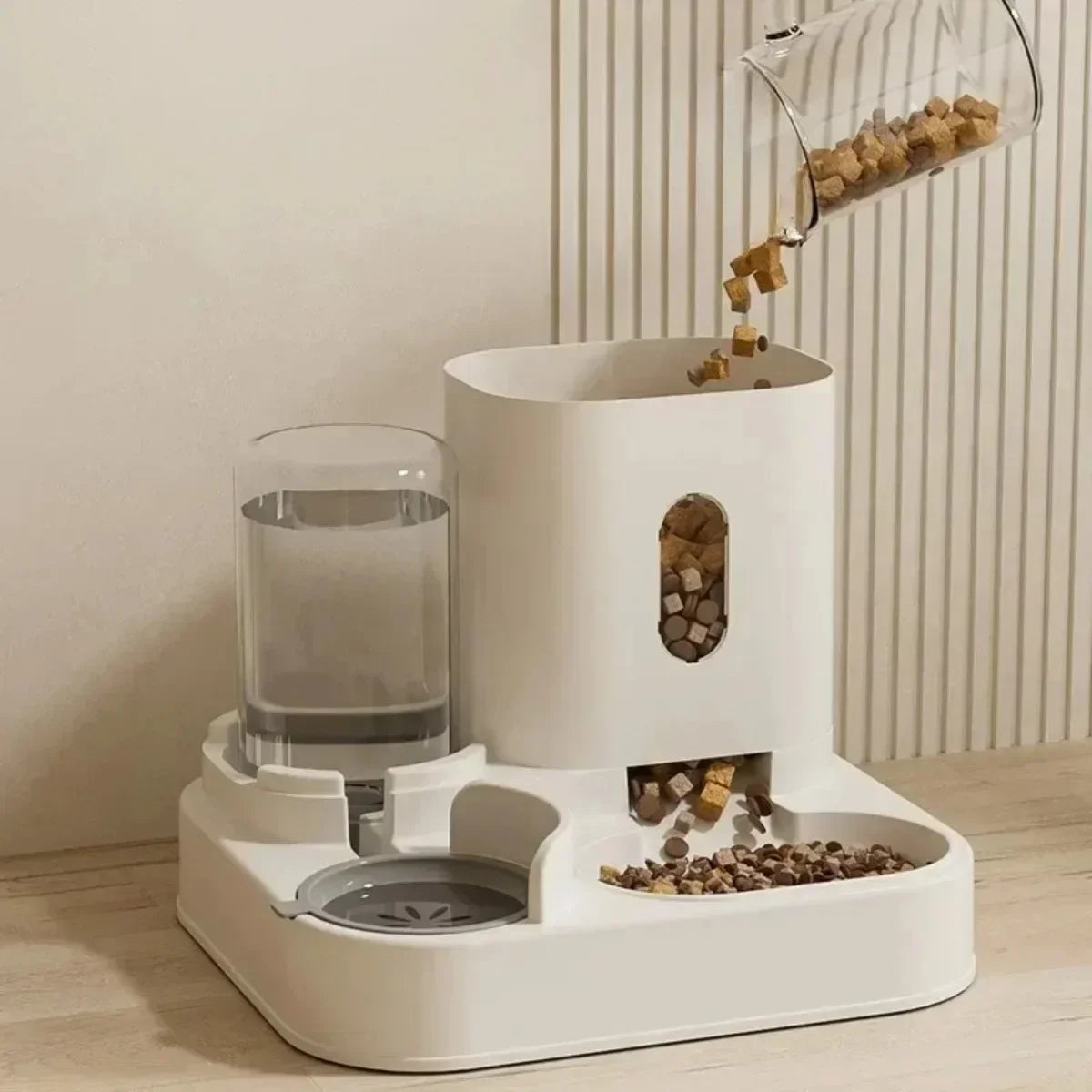 Automatic Pet Feeder And Water Fountain