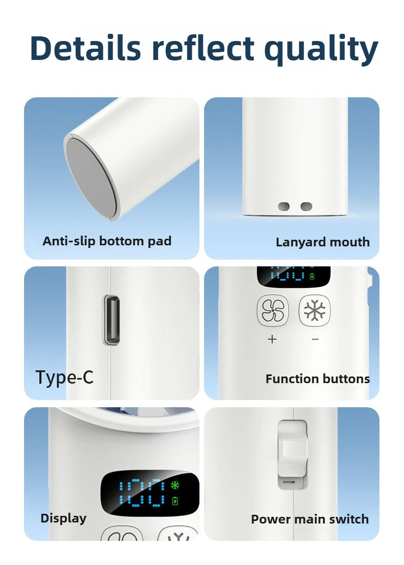 Ice compress high-speed cooling fan