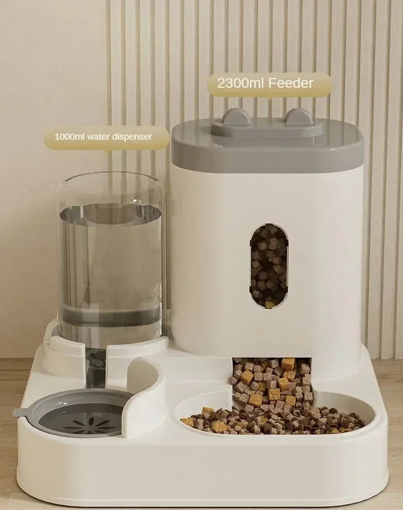 Automatic Pet Feeder And Water Fountain