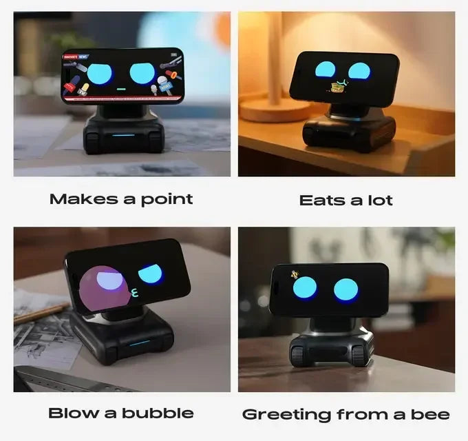 LOOI Smart AI Desktop Robot – ChatGPT Voice Assistant | Memory, Gesture & Face Recognition | Emotional Support Companion