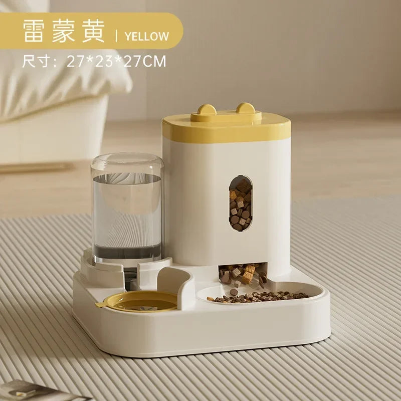Automatic Pet Feeder And Water Fountain