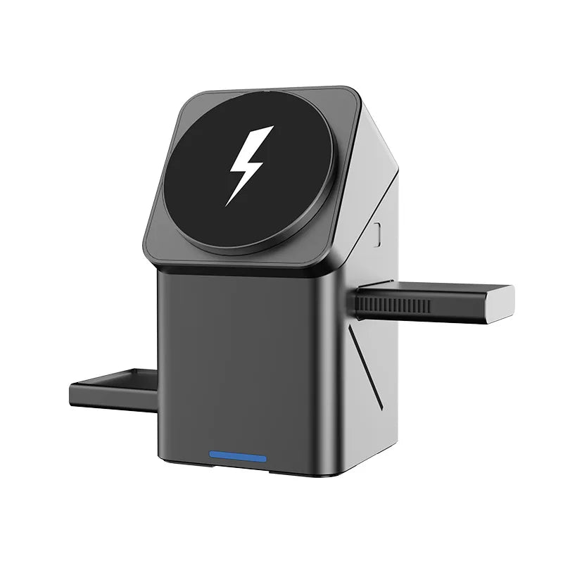 3-in-1 Rotating MagSafe Charger for iPhone, iWatch & AirPods