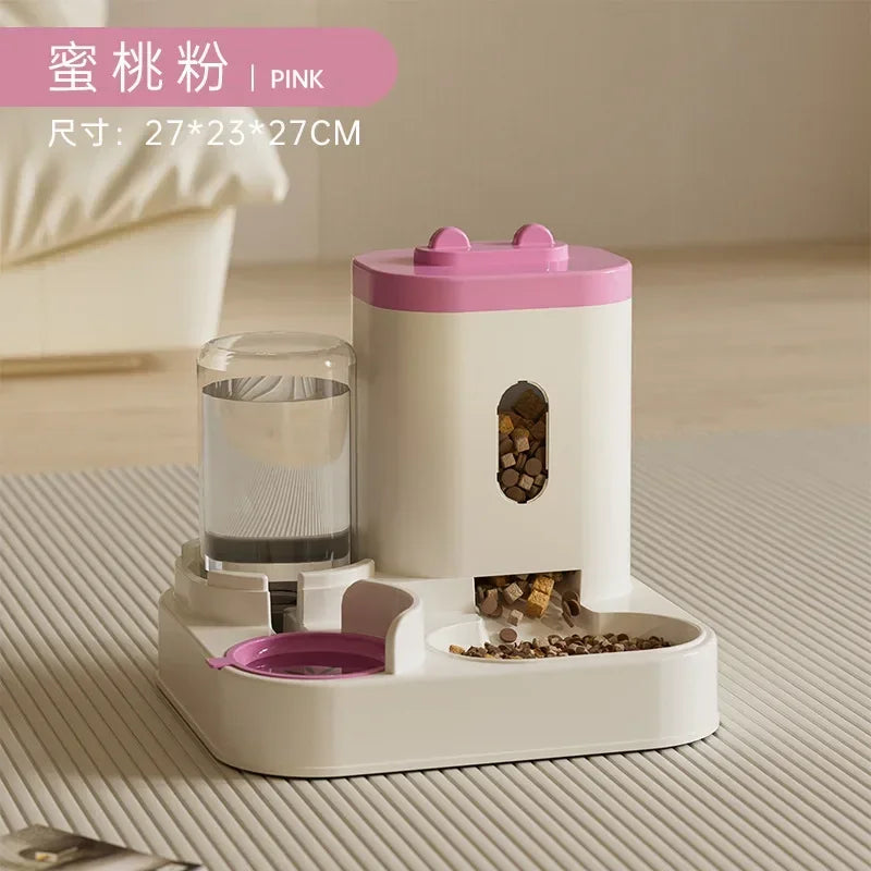 Automatic Pet Feeder And Water Fountain