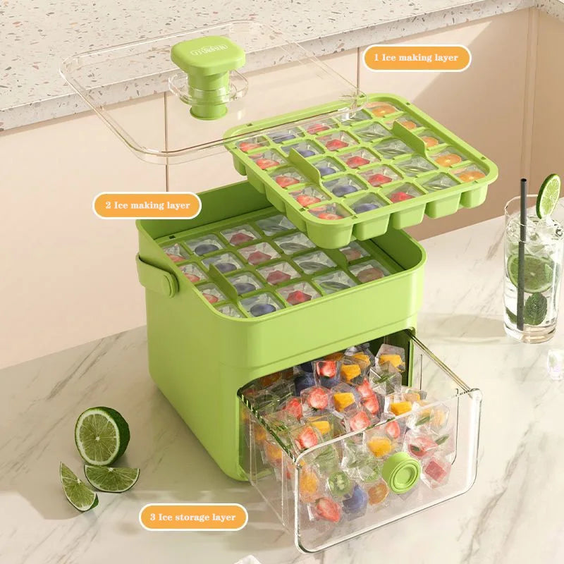 NEW Summer 48 Grid Ice Cube Mold