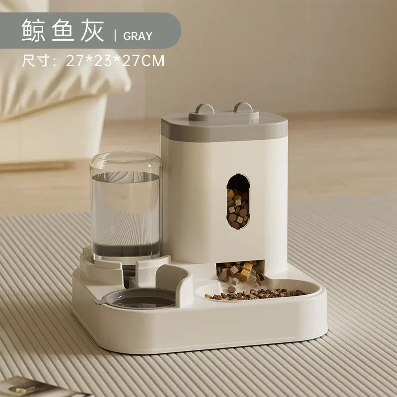 Automatic Pet Feeder And Water Fountain