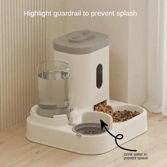 Automatic Pet Feeder And Water Fountain