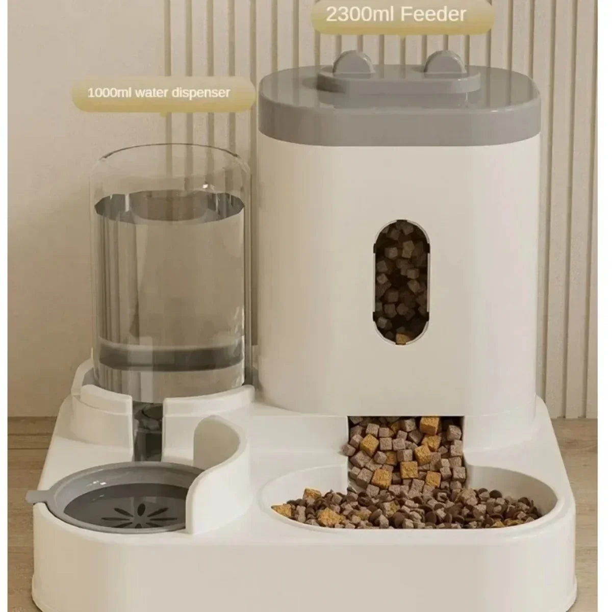 Automatic Pet Feeder And Water Fountain